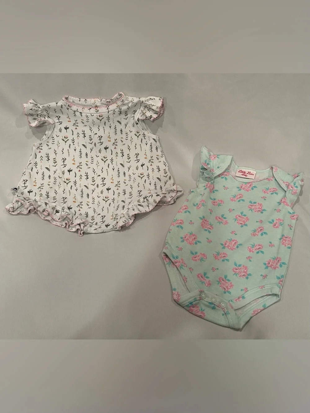 3-6M Baby Girl Bodysuit Bundle – Paper Cape & Little Lass